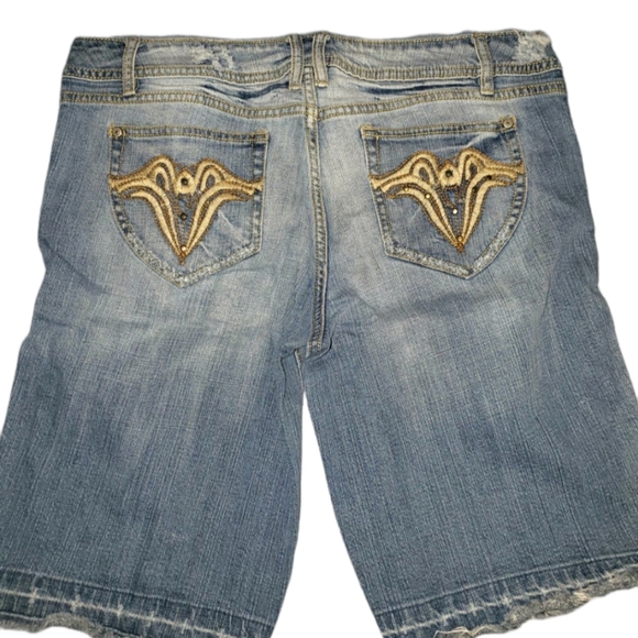 No Boundaries Denim - NB Bermuda Style Jean Shorts